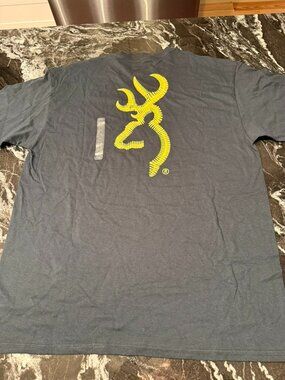 Browning Bullets Men's Black Short Sleeve T-Shirt Size L Hunting NWT